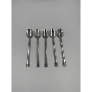 Set of 5 Reed and Barton Heritage Mint REGENT 7 1/4" Iced Tea Spoons